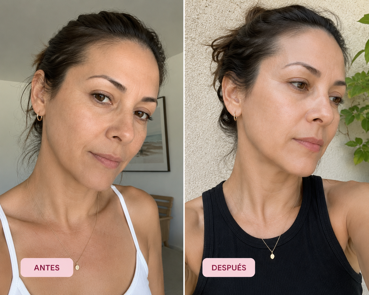 Antes y después — Patricia, 52