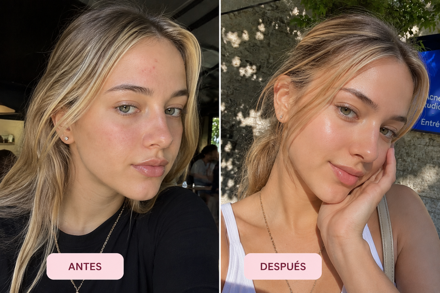 Antes y después — RENATA, 21