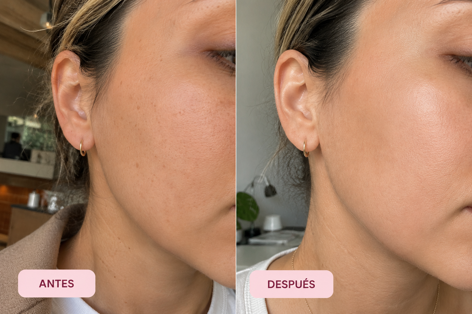 Antes y después — Sofía, 31
