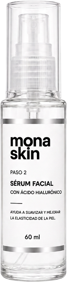 Sérum facial con ácido hialurónico